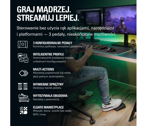 Elgato Stream Deck Pedal - 721659 - zdjęcie 2